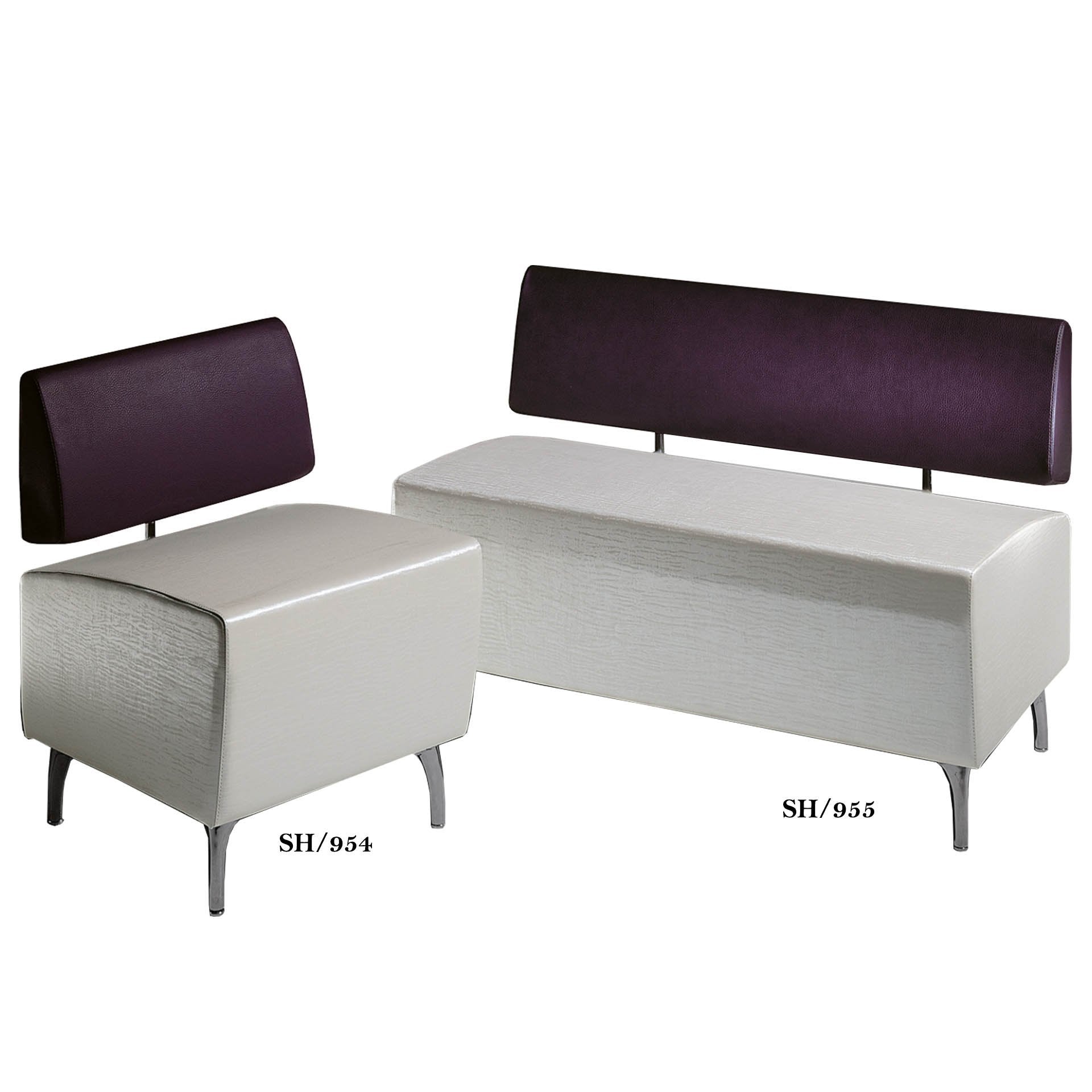 Salon Ambience SH/954 Opale Waiting Chair-Single Salon Equipment Salon Ambience 