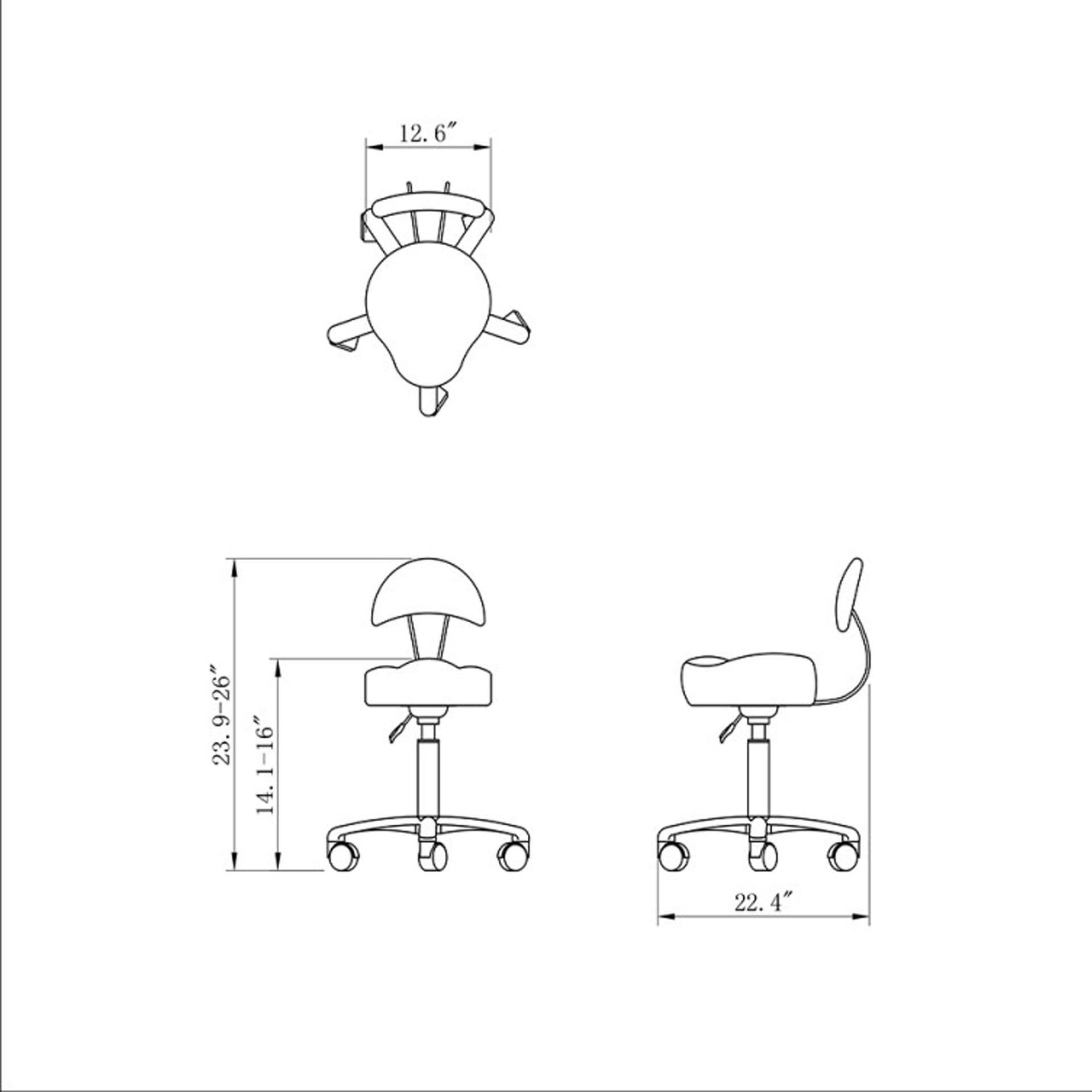 DIR Pedi Stool Medusa-9917 Salon Equipment Dream In Reality 