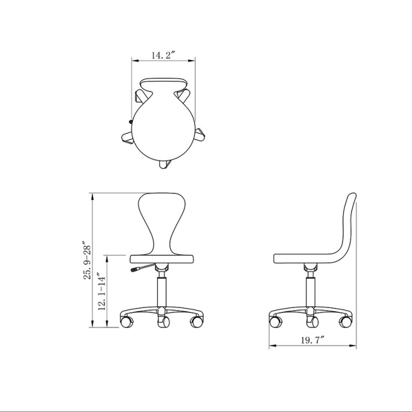 DIR Pedi Stool Futuro-9901 Salon Equipment Dream In Reality 