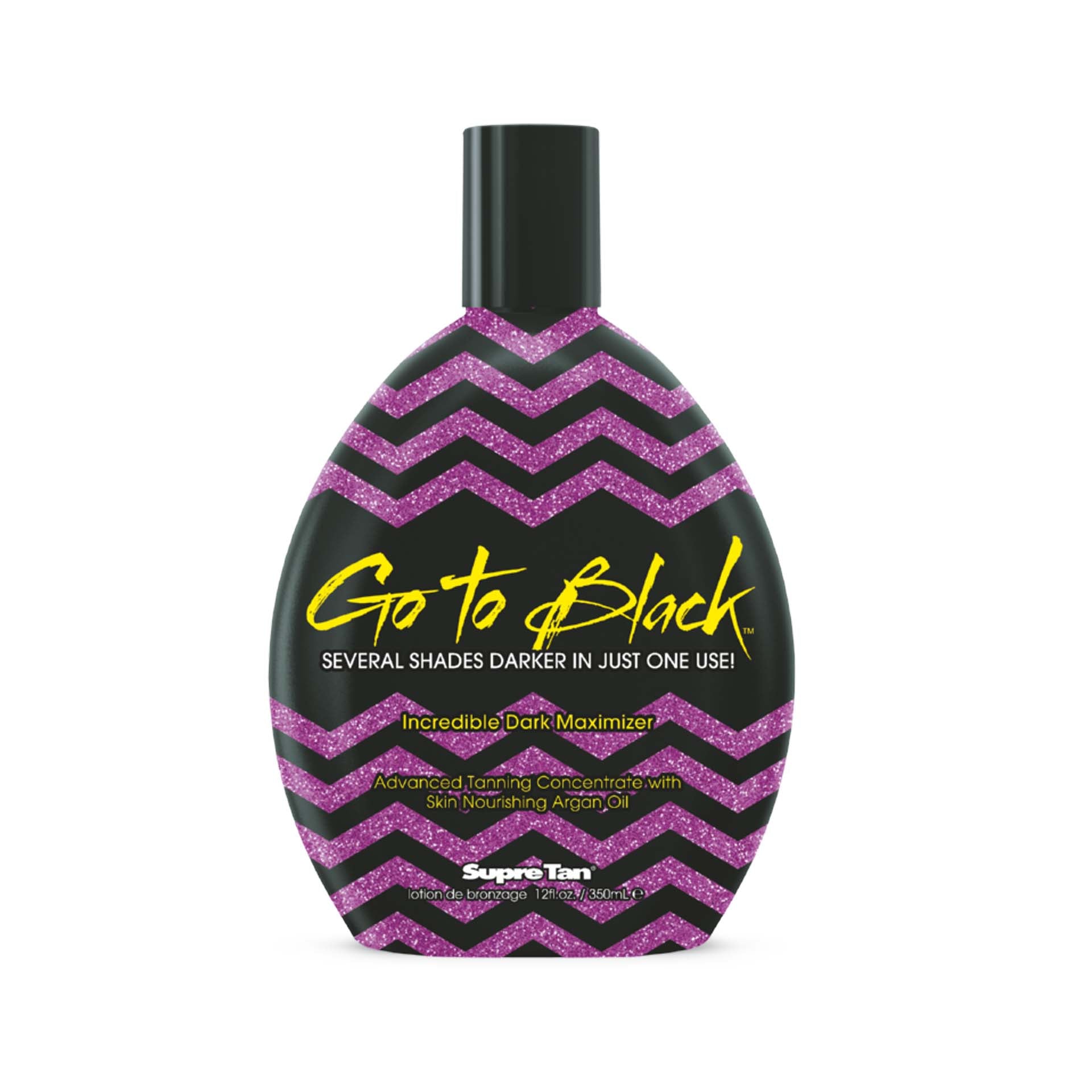 Supre Go To Black Incredible Dark Maximizer 12 oz Tanning Lotions Supre 