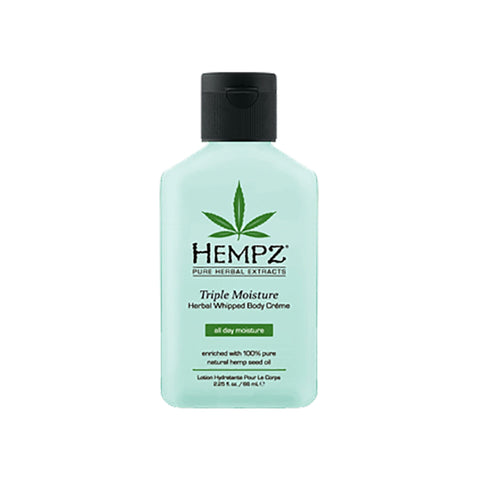 Hempz Triple Moisture Herbal Whipped Body Creme 2.25  OZ. (2 Pack)