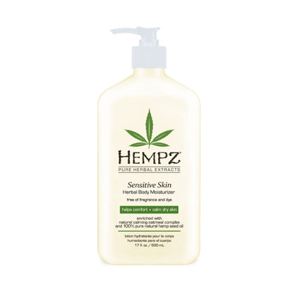 Hempz Sensitive Skin Herbal Body Moisturizer 17 oz