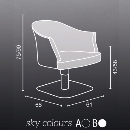 Salon Ambience CH/120 Margot Styling Chair Salon Equipment Salon Ambience 