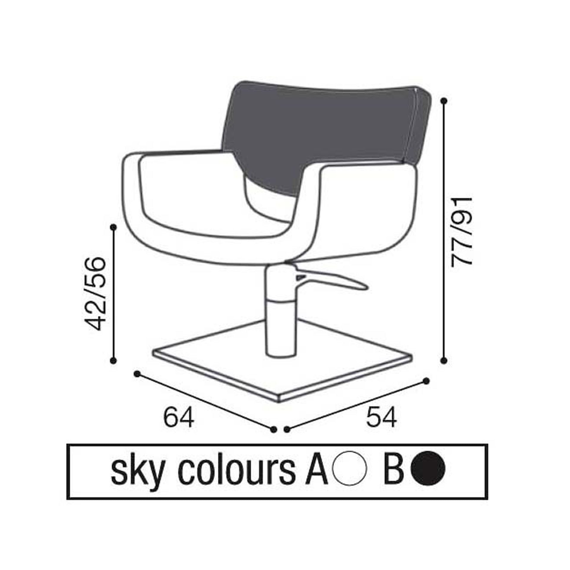 Salon Ambience SH/790 Quadro Styling Chair Salon Equipment Salon Ambience 