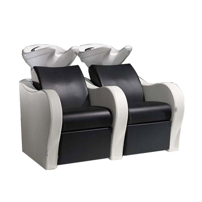 Salon Ambience WU/121 Luxury Double Wash Unit+Legrest Salon Equipment Salon Ambience 