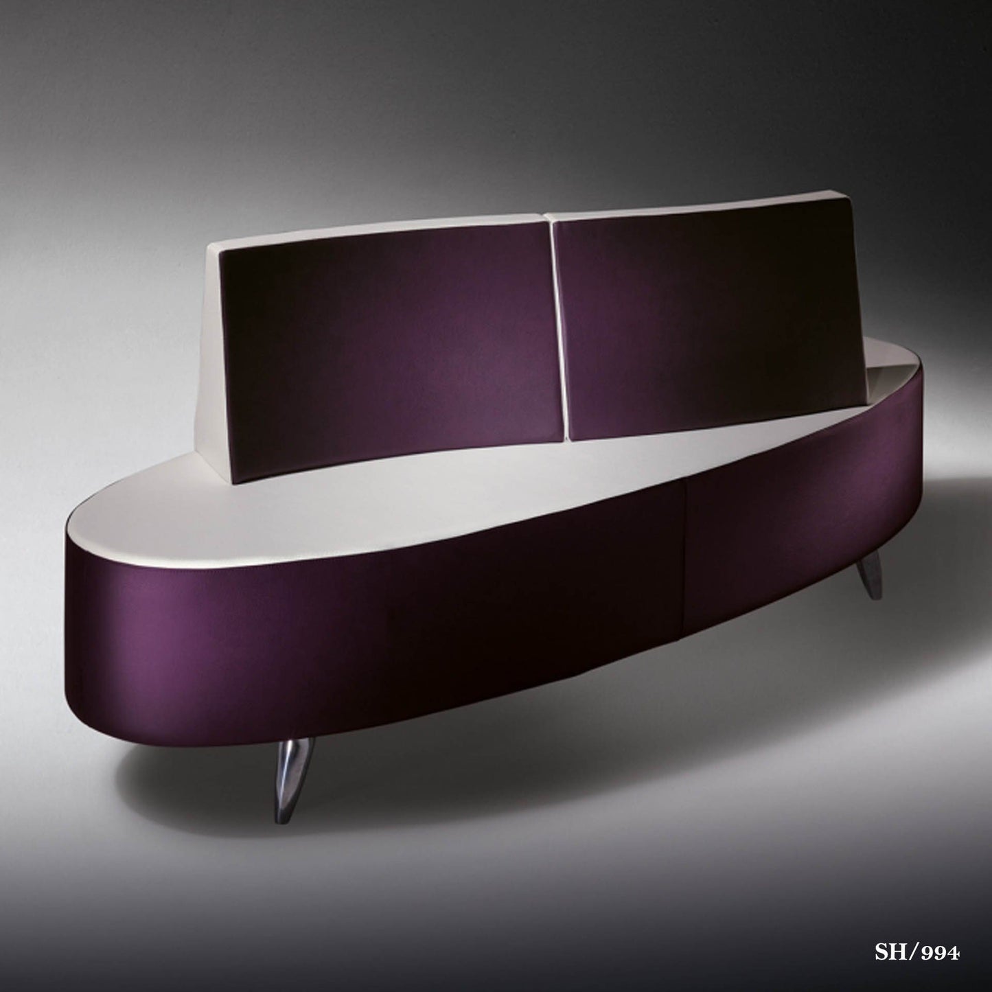 Salon Ambience SH/994 B-Side Waiting Chair-S Shape Salon Equipment Salon Ambience 