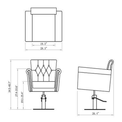 DIR Styling Chair Lion-1852 Salon Equipment Dream In Reality 