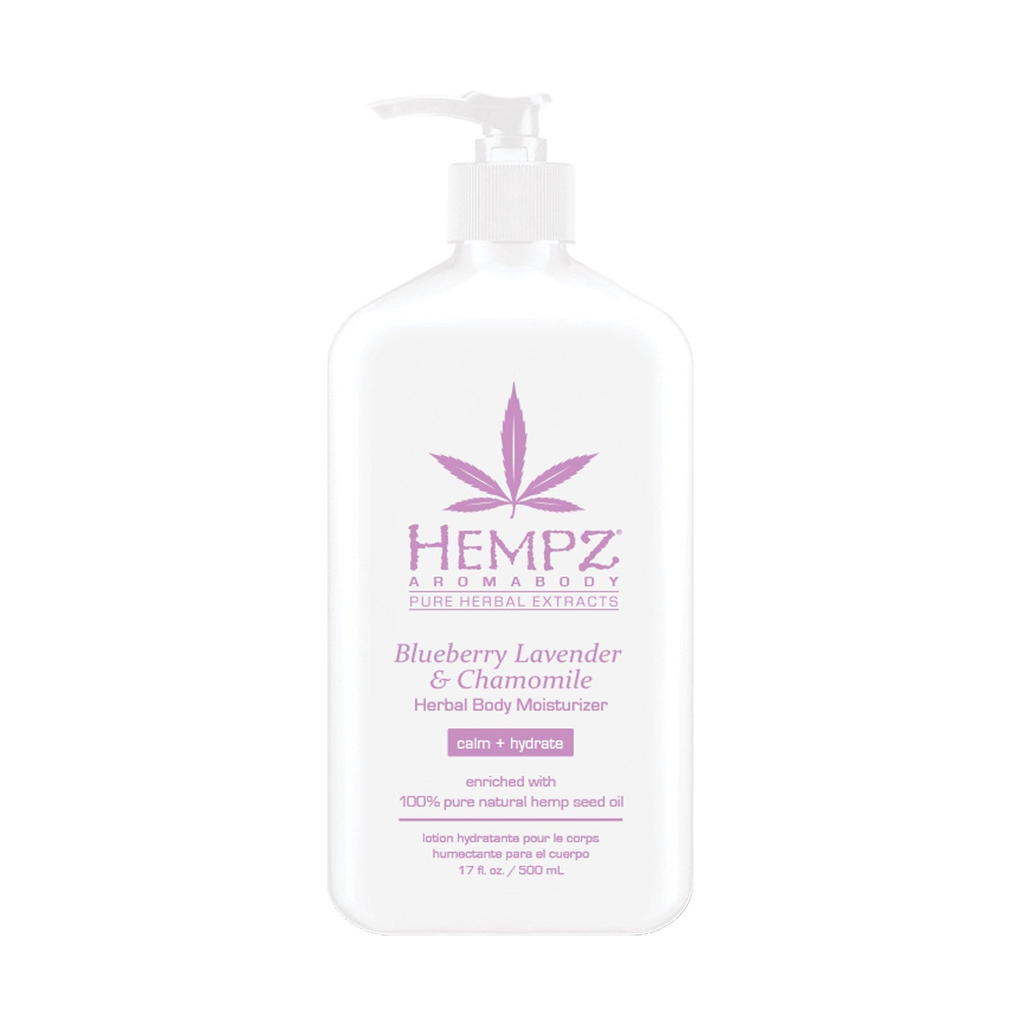 Hempz Blueberry Lavender & Chamomile Moisturizer 17 OZ. Skin Care Hempz 