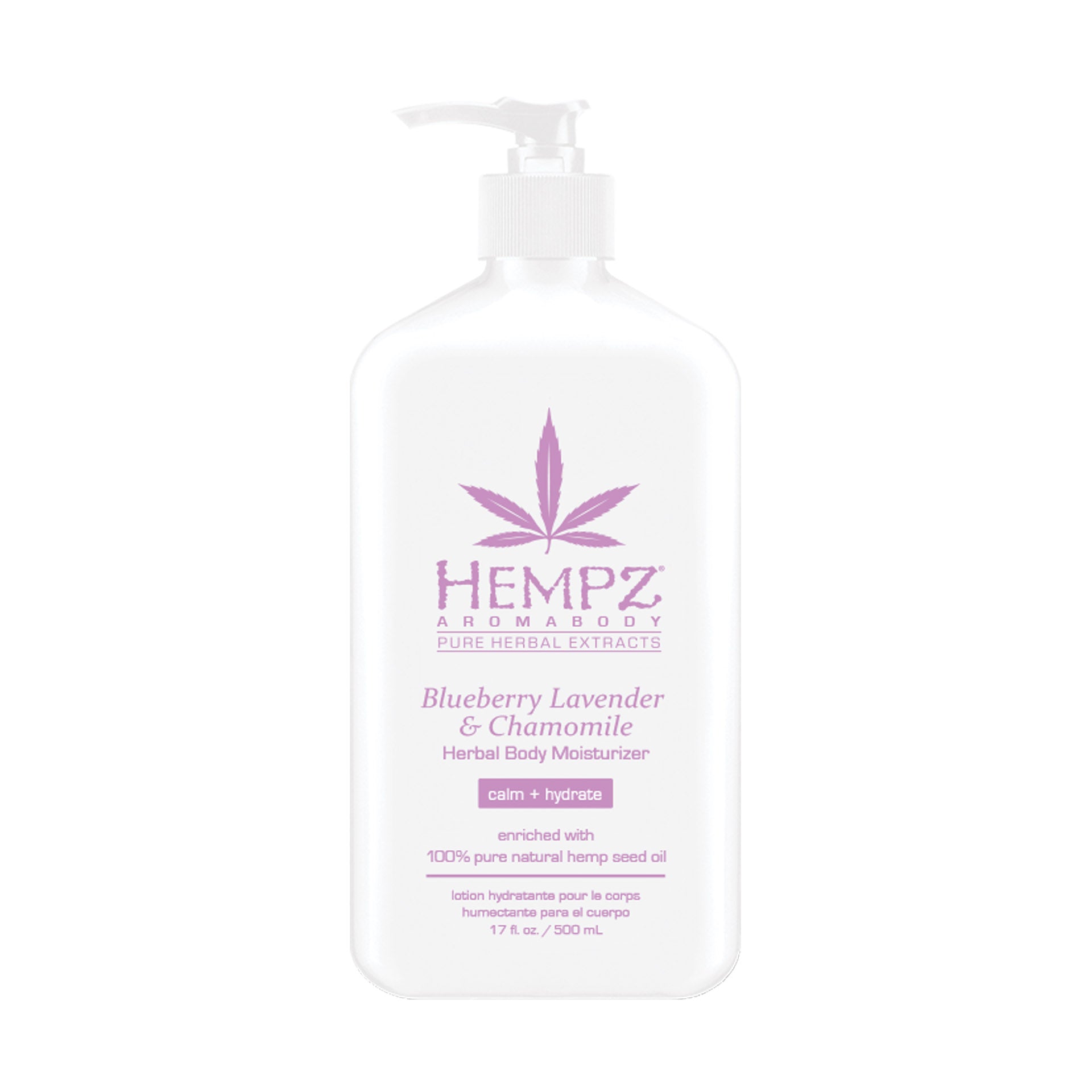 Hempz Blueberry Lavender & Chamomile Moisturizer 17 OZ. Skin Care Hempz 