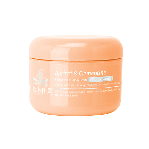 Hempz Apricot & Clementine Body Scrub 7.3 Refresh + Balance