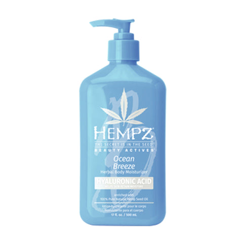 Hempz Ocean Breeze + Hyaluronic Acid Moisturizer 17 OZ.