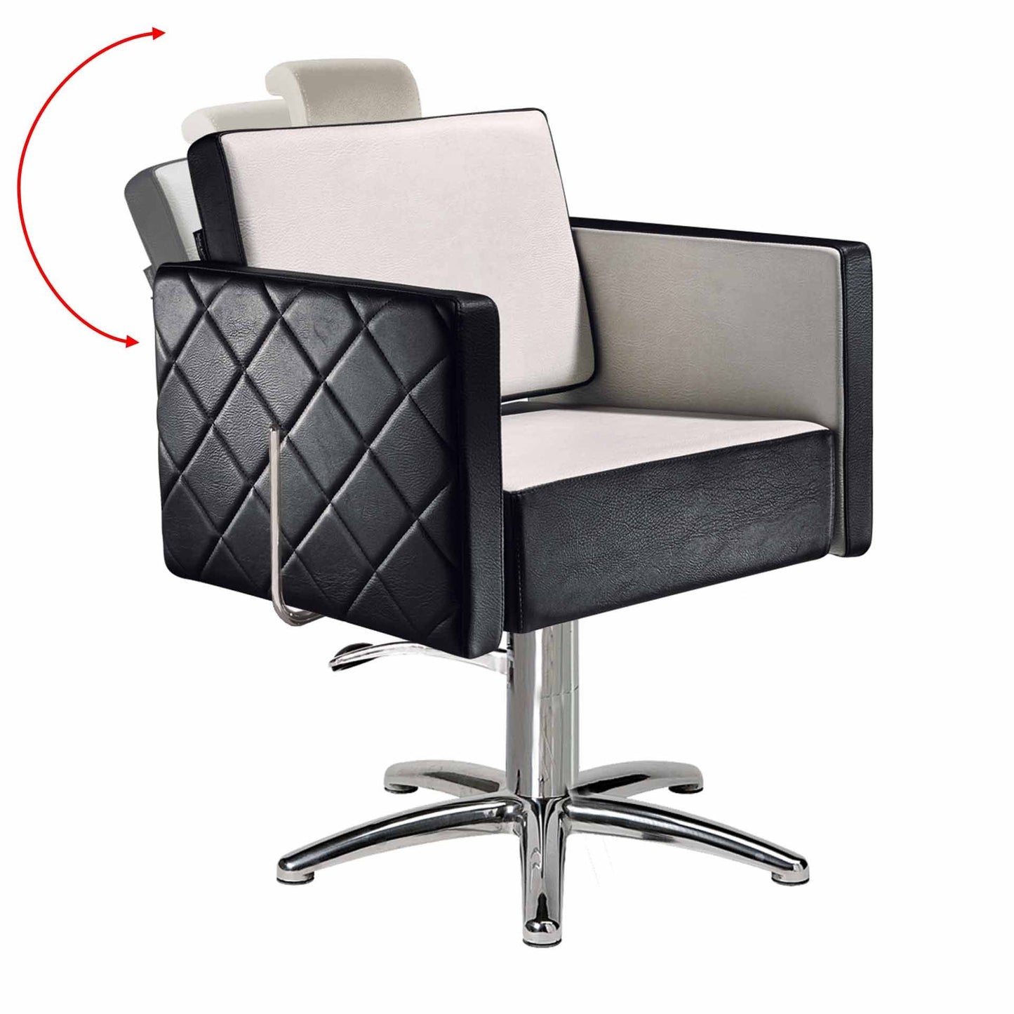 Salon Ambience CH/102 Square Reclining Styling Chair w/Headrest Salon Equipment Salon Ambience 