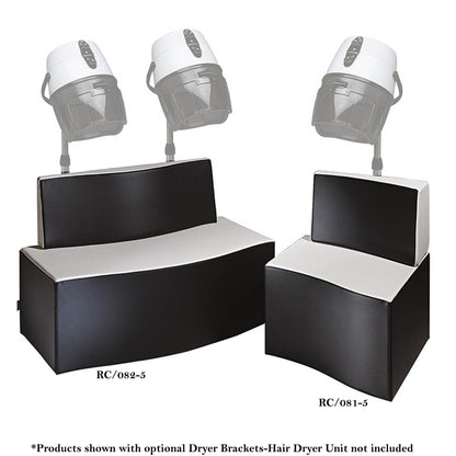 Salon Ambience RC/081-5 Lounge Waiting Chair-Single w/Dryer Bracket Salon Equipment Salon Ambience 