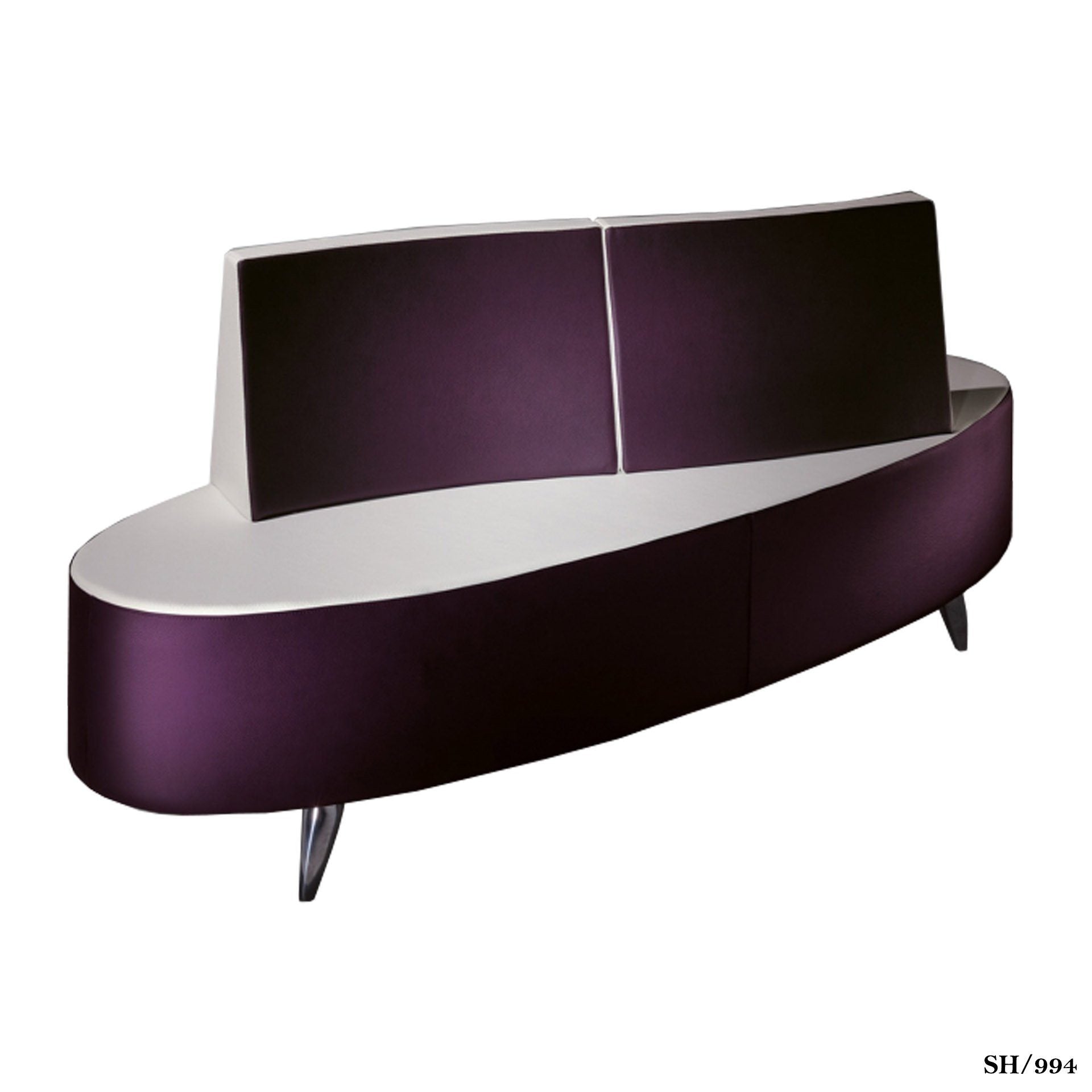 Salon Ambience SH/994 B-Side Waiting Chair-S Shape Salon Equipment Salon Ambience 