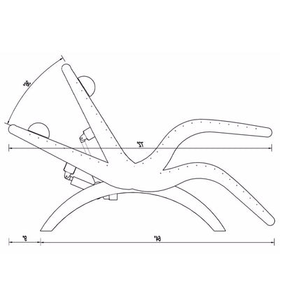 Touch America Legato Lounger 31060 Salon Equipment Touch America 