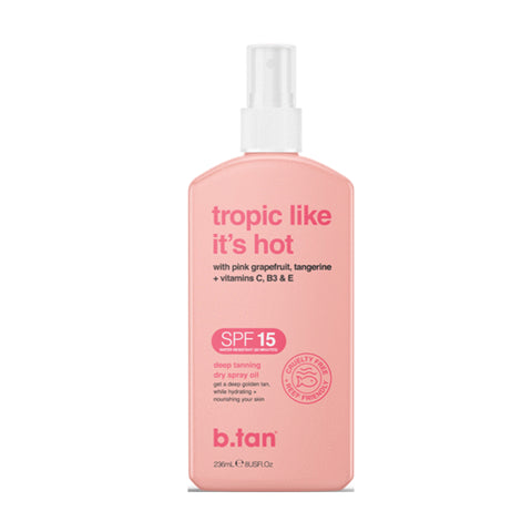 B.Tan tropic like it's hot SPF 15 dry tanning oil