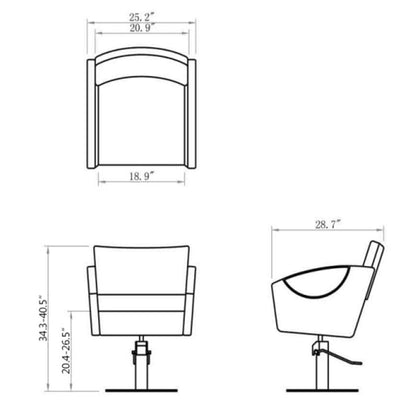 DIR Styling Chair Creatività-1188 Salon Equipment Dream In Reality 