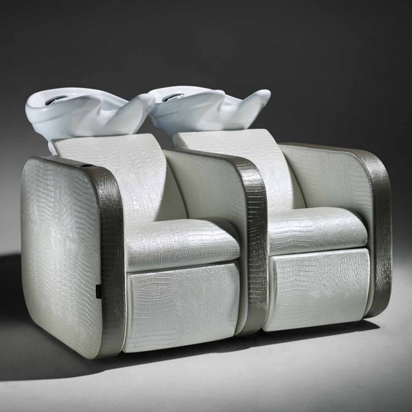 Salon Ambience WU/180 IconWash Double Unit w/Electric Legrest Salon Equipment Salon Ambience 