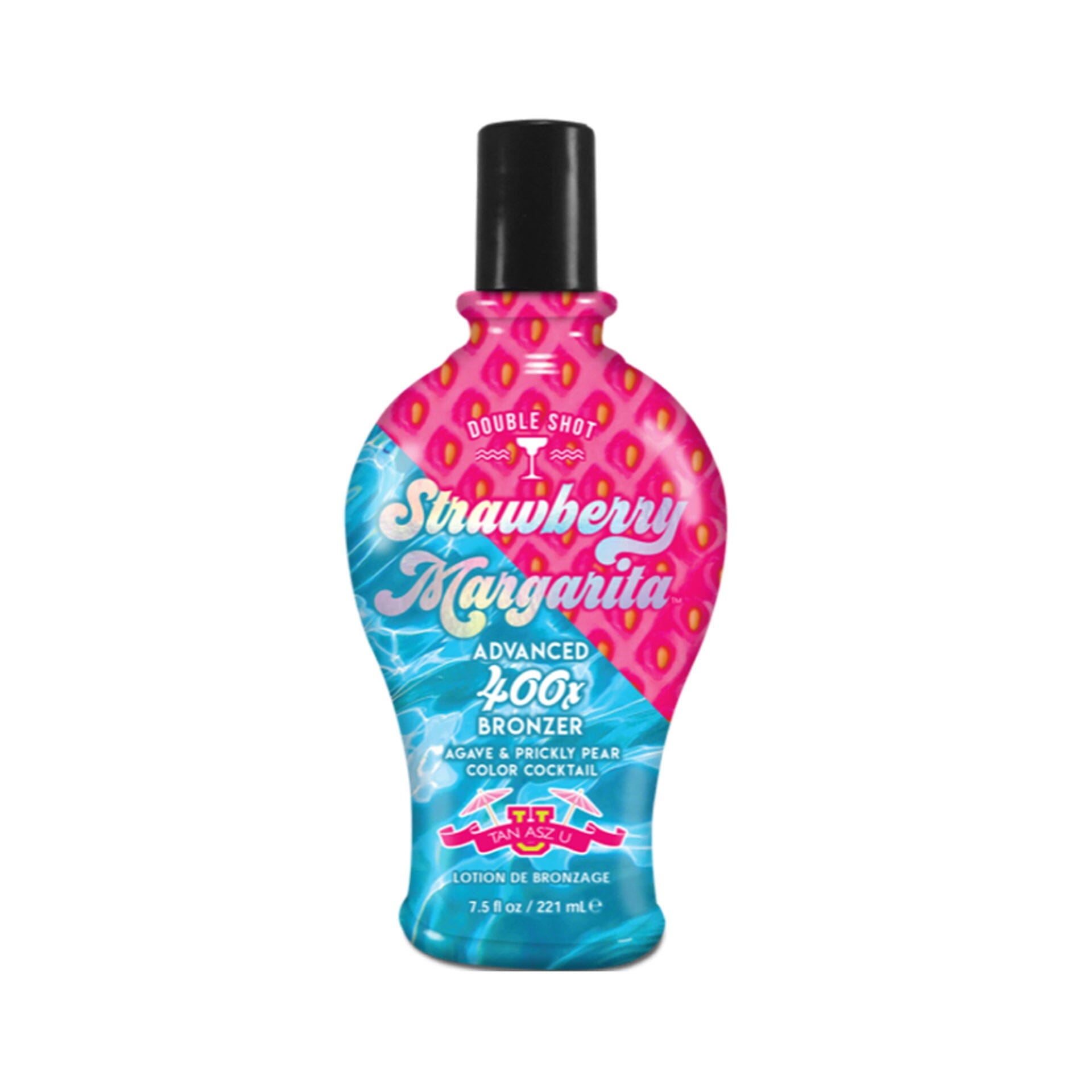 Tan Asz U Doubleshot Strawberry Margarita 7.5 OZ. Tanning Lotions Tan Asz U 