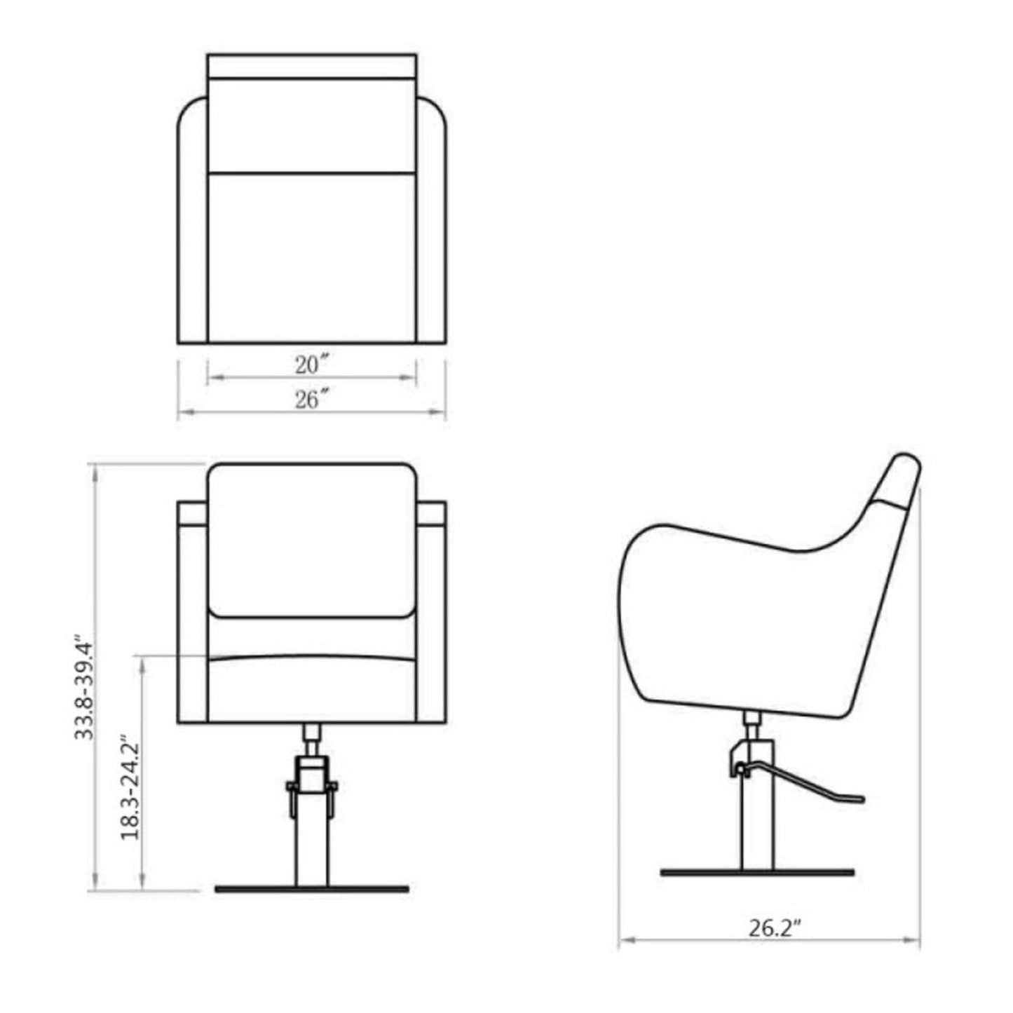 DIR Styling Chair Bellano-1839 Salon Equipment Dream In Reality 