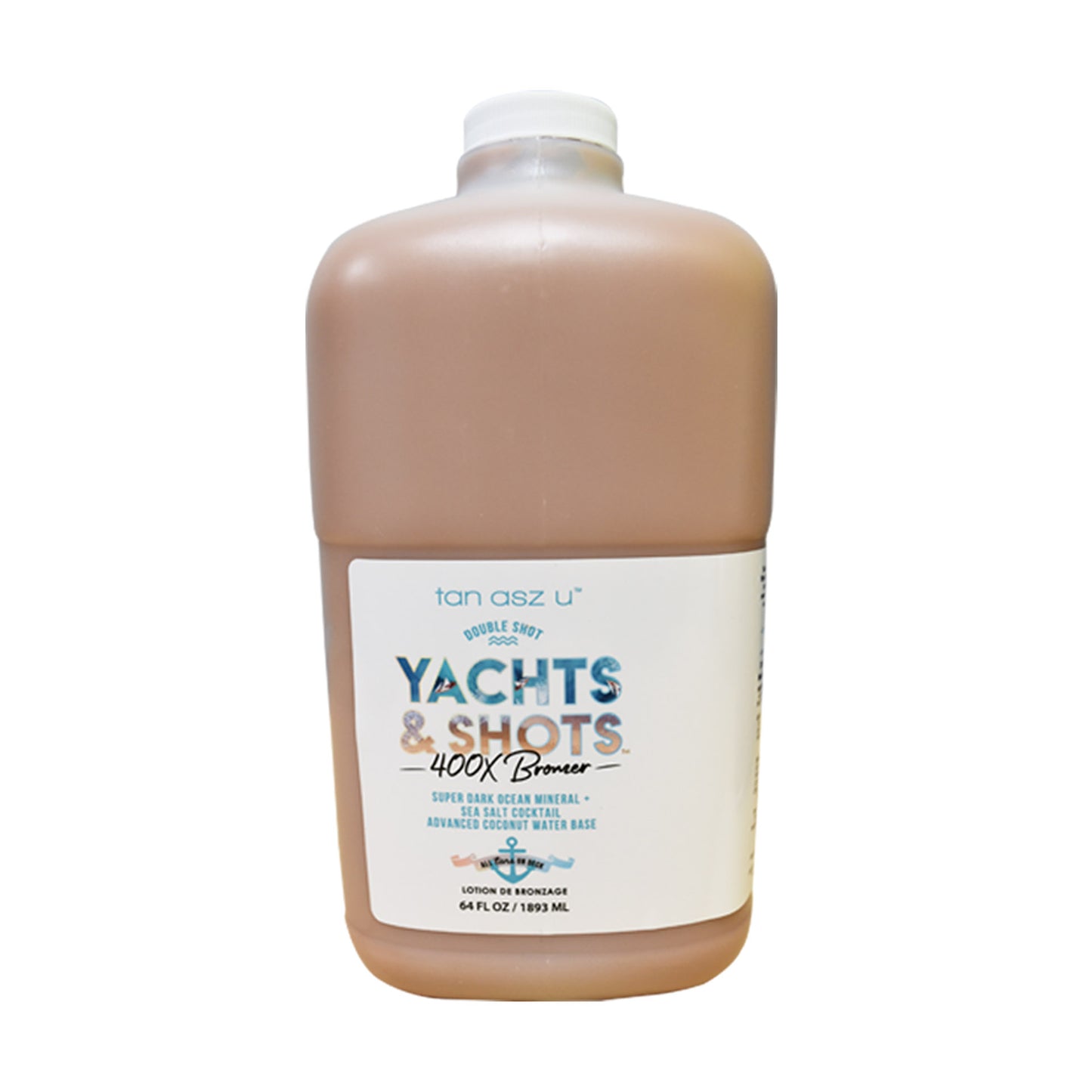 Tan Asz U Double Shot Yachts & Shots (400X) 64 OZ Health & Beauty Tan Asz U 