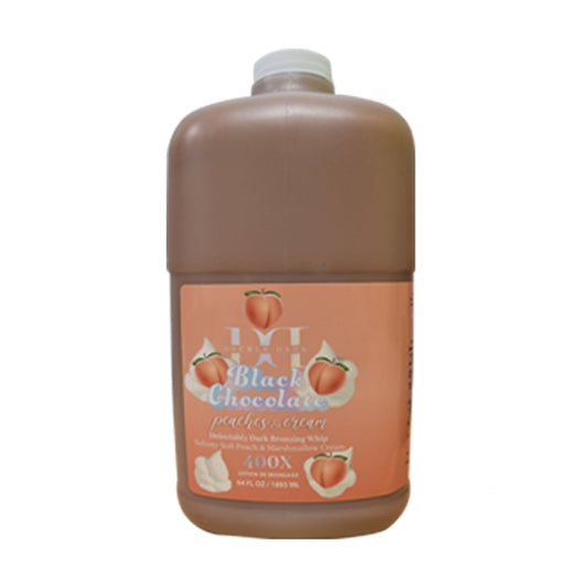 Tan Inc. Double Dark Black Chocolate Peaches & Cream 64 OZ. Tanning Lotions Tan Inc. 