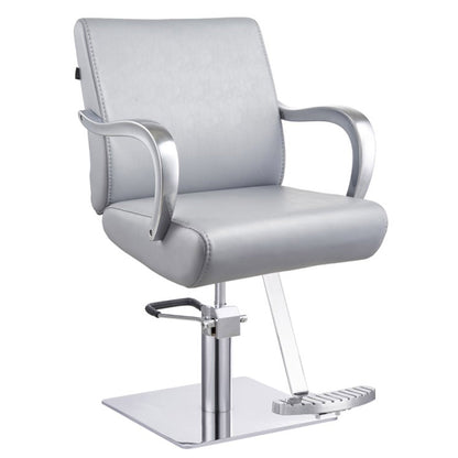 DIR Styling Chair Meteor-1198 Salon Equipment Dream In Reality Grey Round Base No Cover