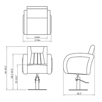 DIR Styling Chair Anodic-1837 Salon Equipment Dream In Reality 