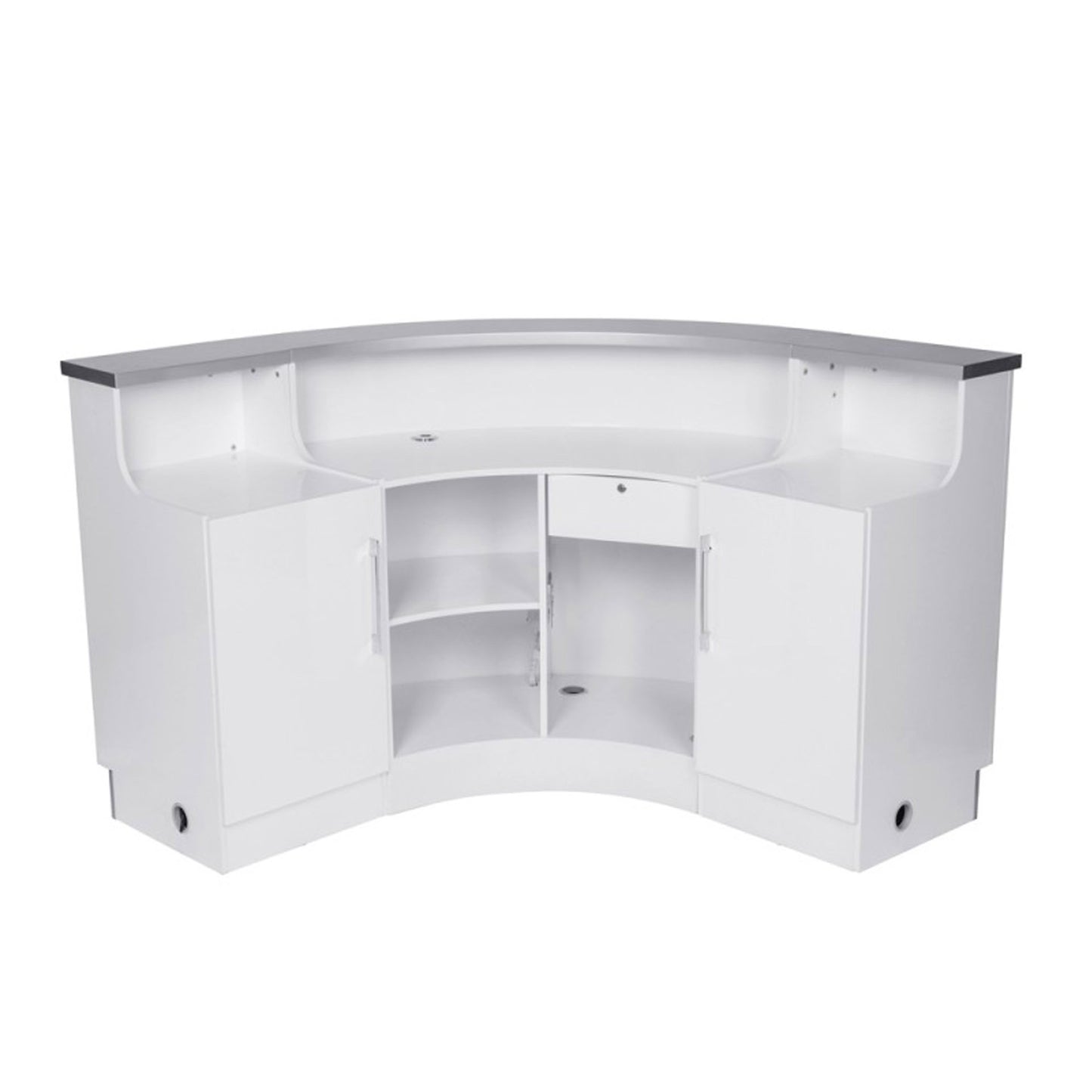 DIR LED Lighting Reception Desk Janus-Curved L-Shaped 4888 Salon Equipment Dream In Reality 