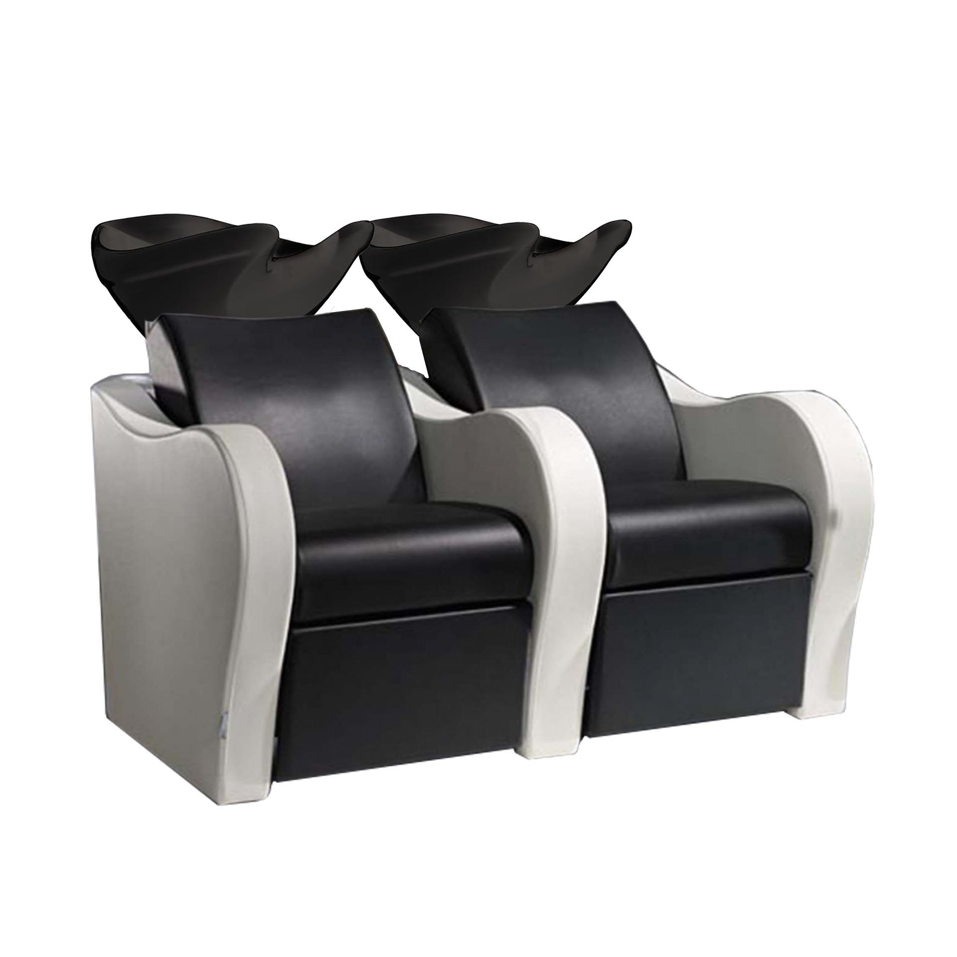 Salon Ambience WU/121 Luxury Double Wash Unit+Legrest Salon Equipment Salon Ambience 