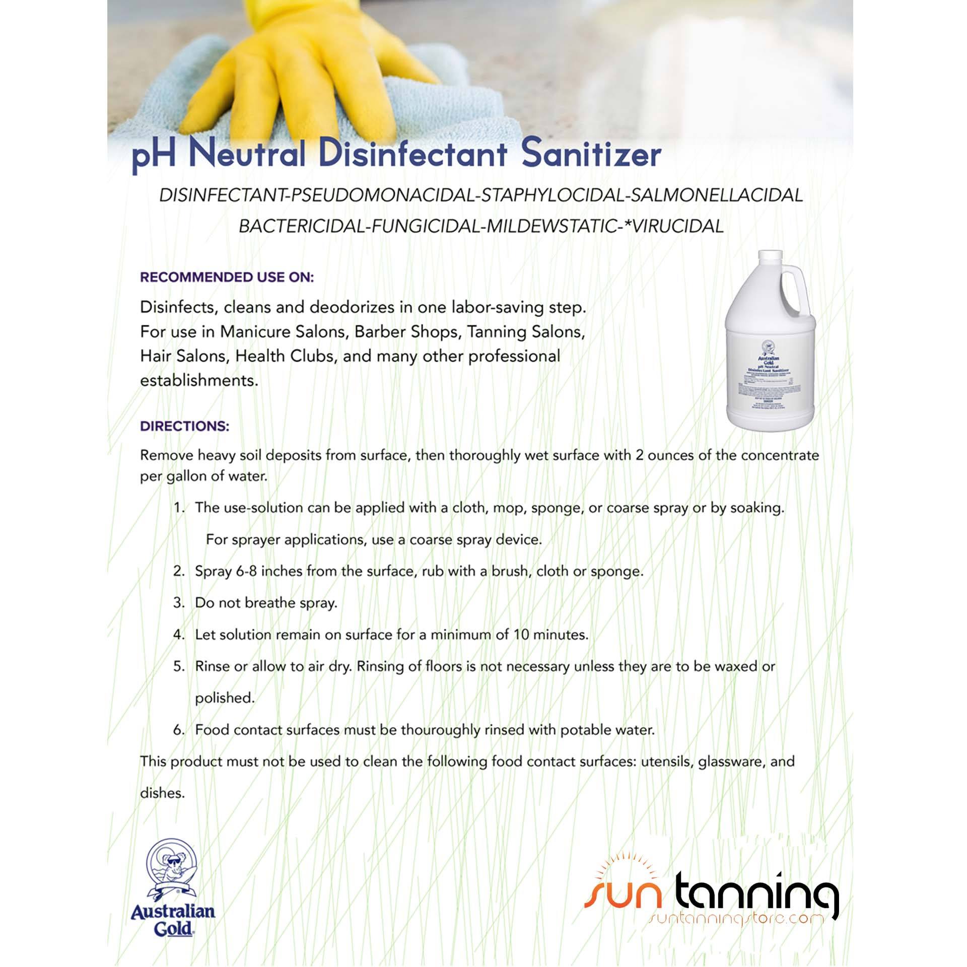 Australian Gold Disinfectant Cleaner 128oz Cleaners and Disinfectants Australian Gold 