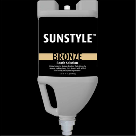 Sunstyle Sunless Bronze Booth Solution Vented 128 oz Gallon Jug Spray Tanning Booth Solutions Sunstyle 