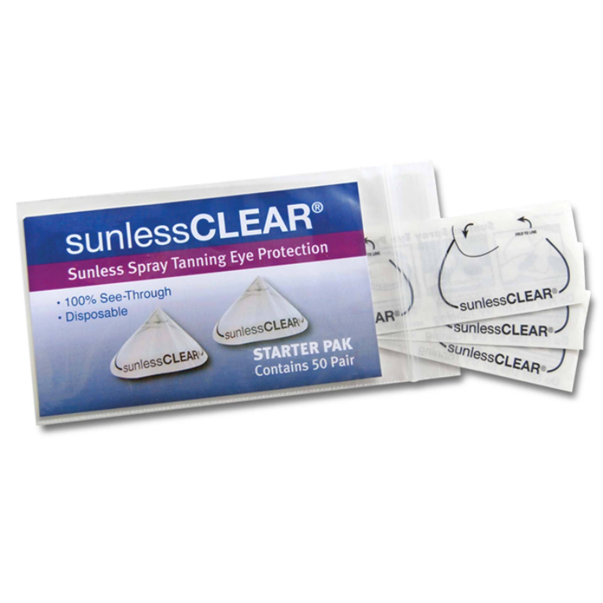 Clear Eye Shields Spray Tanning Disposables Norvell 