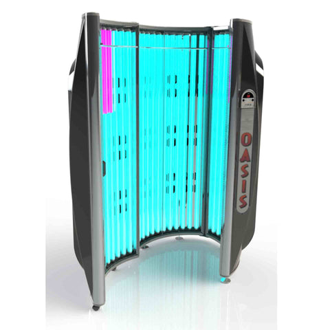 ESB Oasis 36 Tanning Booth (120v) Open View - FREE SHIPPING Today!