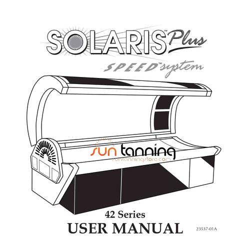 Solaris 42 Series Tanning Bed - Replacement Tanning Lamp Kit