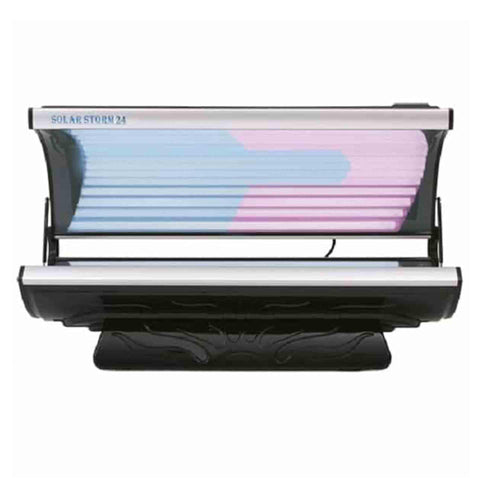 Solar Storm 24S Residential Tanning Bed With Face Tanning (110v) - Black 