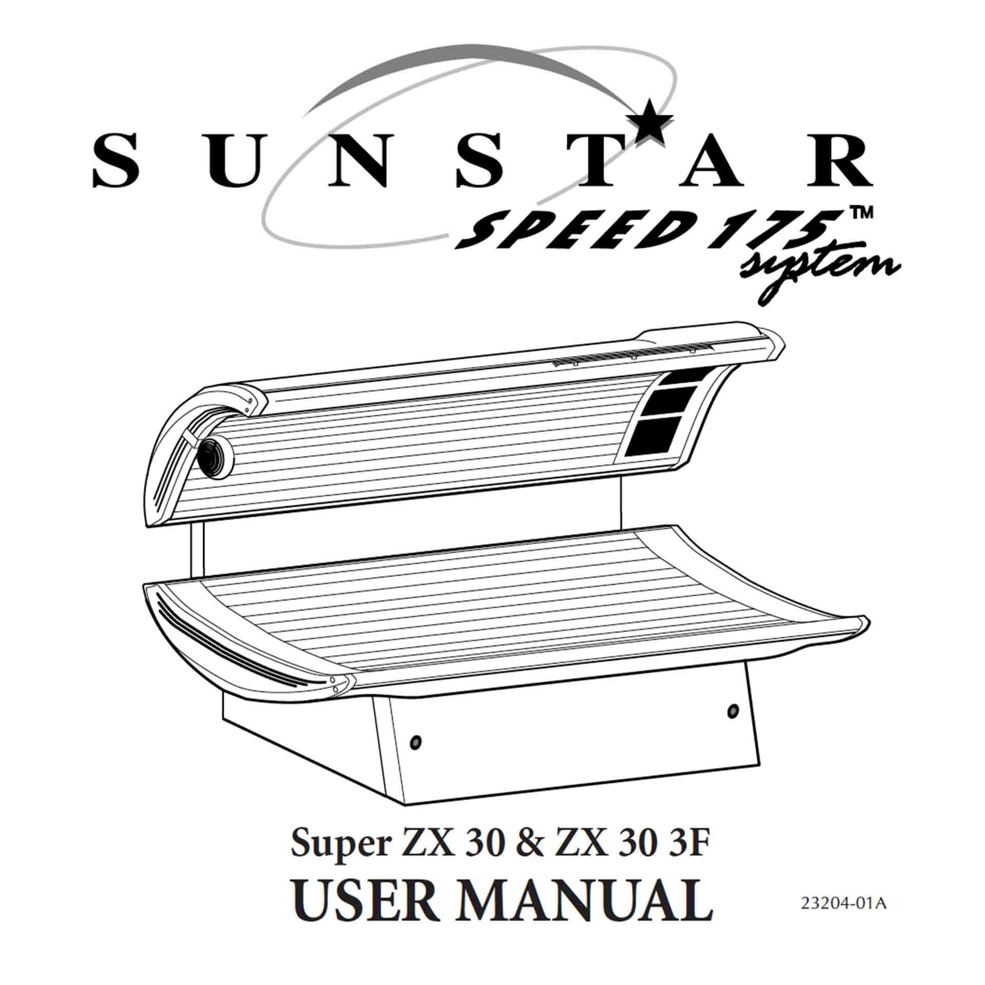 Sunstar ZX30 3F Speed 175 and 205 Tanning Lamp Replacement Kit (No Facial Lamps) Lamps Radiance 
