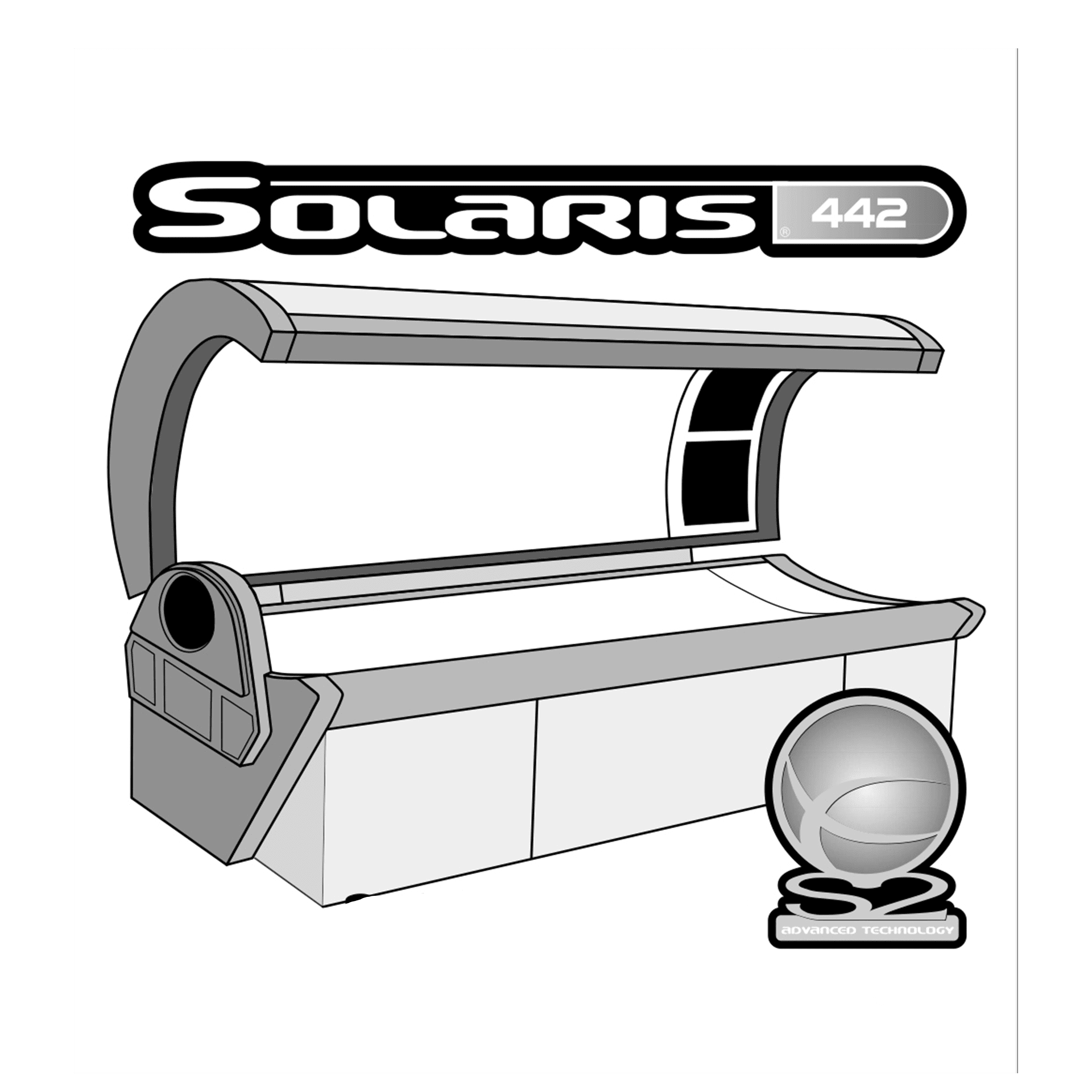 Solaris 442 Series Tanning Bed - Replacement Tanning Lamp Kit Lamps Cosmolux 