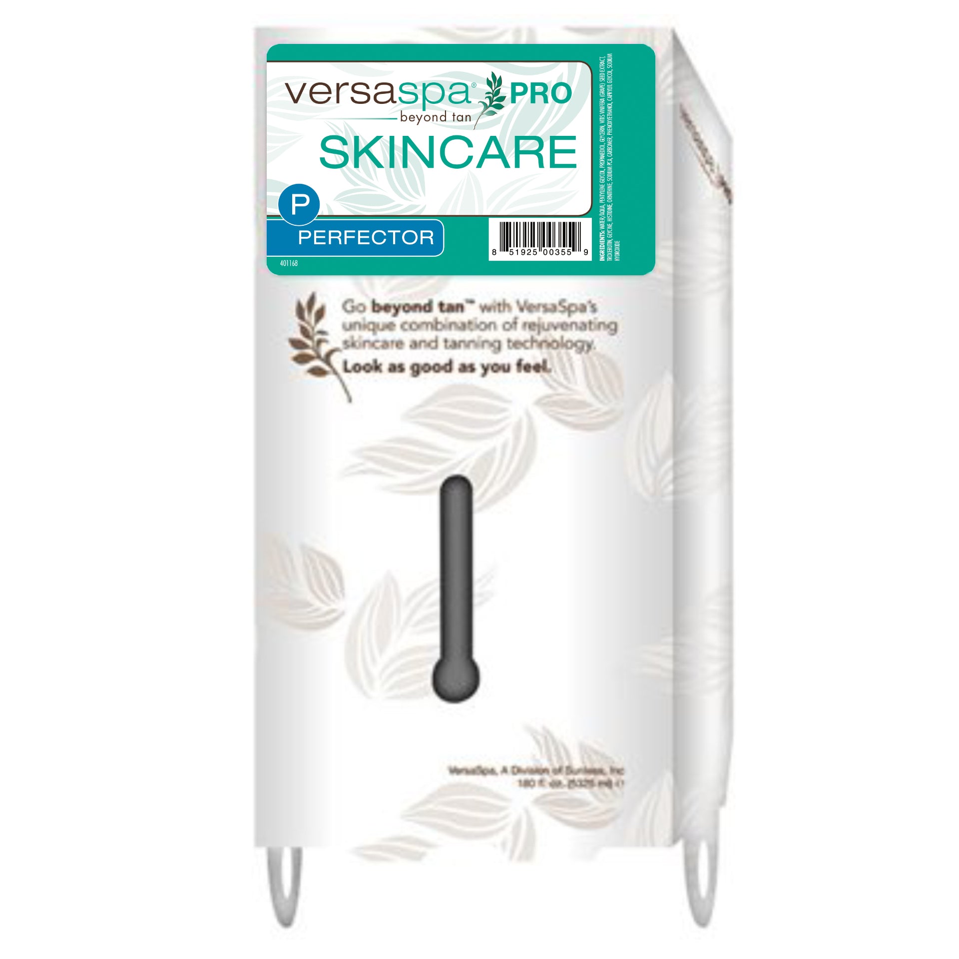 VersaSpa Pro Skin Care Perfector Solution, Smart Container, 1.4 Gallon ...