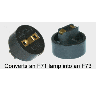 RDC Lamp Adapter Cap F71 To F73 Tanning Bed Parts Sun Tanning Store 