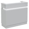 DIR LED Lighting Reception Desk Langara-4104 Salon Equipment Dream In Reality Silver 