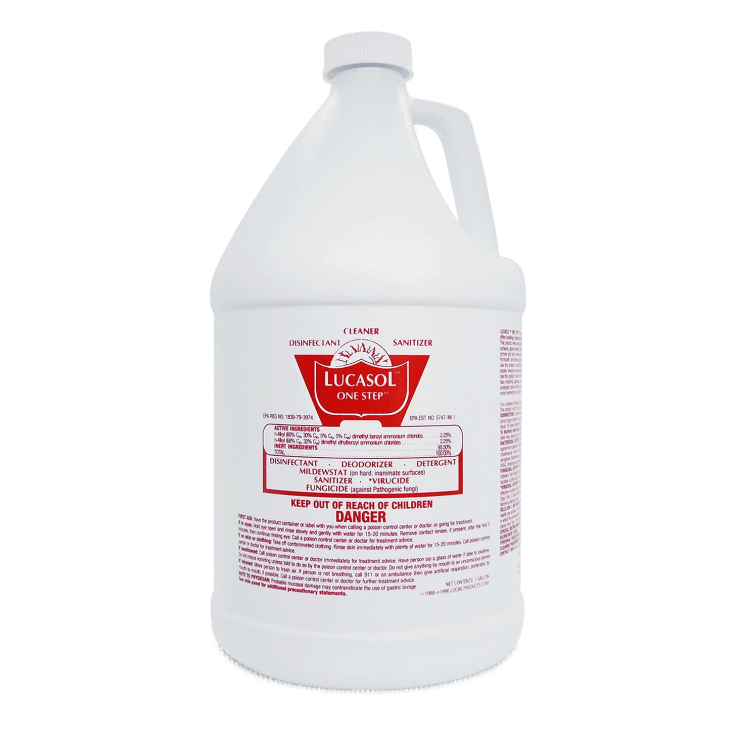 Lucasol Disinfectant Cleaner 128oz Cleaners and Disinfectants Sun Tanning Store 